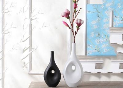 China Hotel / House Polyresin Decoration Crafts , Desk Ornament Polished Vases for sale