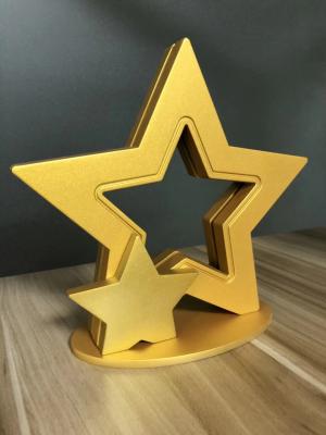 China Metal Stars CCC 20cm Height Custom Trophy Cup For Winners for sale