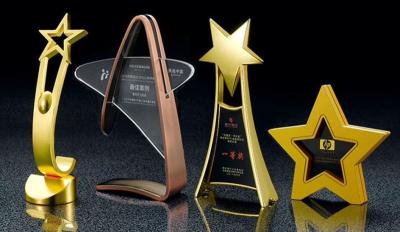 China Star medalhas e troféus feitos sob encomenda do projeto com impressão 3D da venda por atacado da fábrica à venda