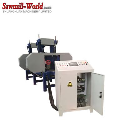 China Multi Head Industrial Resaw Bandsaw Horizontal Resaw Band Sawmill Machine for sale