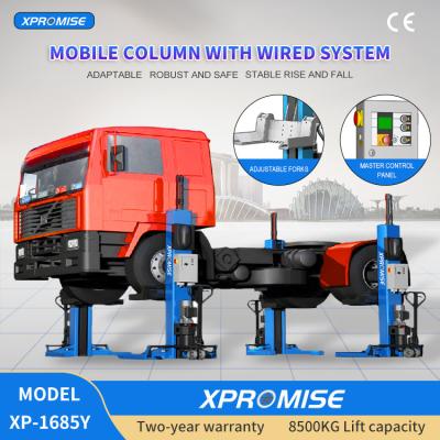 China Ce Approved 8500kg Truck Single Post Lift With Truck 3d Wheel Alignment For Auto Repair Shop for sale