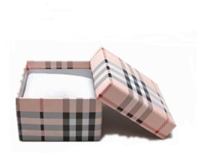 China Watch Packaging Cotton Filled Jewelry Boxes / Cardboard Jewellery Boxes Pillow Inside for sale