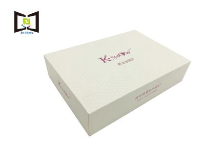 China Pearlized Film Laminated Custom Printed Cosmetic Boxes With Pink Foil Printing for sale