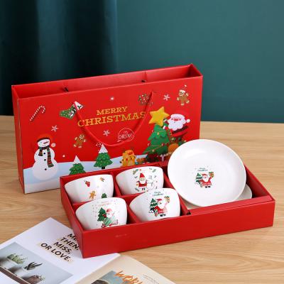 China Utensílios de mesa cerâmicos customizáveis da decoração da casa para o presente do Natal à venda