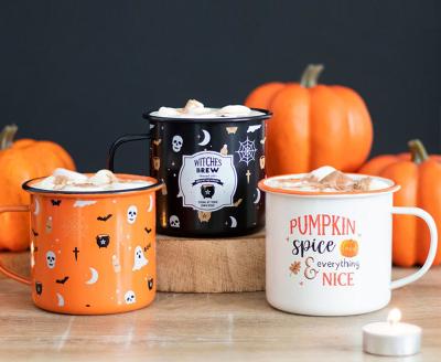 China OEM ODM Ceramic Home Decoration , Ceramic Coffee Cup For Halloween Christmas for sale