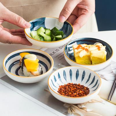 Κίνα 4 κεραμικό Dinnerware πιάτων που τίθεται με το απλό λογότυπο σχεδίου και πελατών προς πώληση
