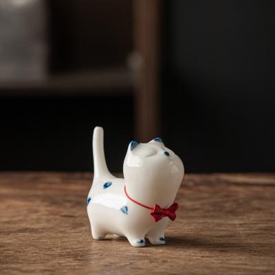 中国 Patterned Home Decoration Craft Ceramic Gift Set Lucky Cat 500 Pieces 販売のため