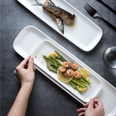 中国 White Nobility Ceramic Dinnerware Set Tableware Bowl Plate Soup Dish Serving Plating 販売のため