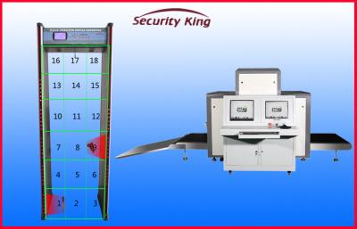 China Train Station Security Check Baggage Scanning Machine , Sound Alarm Retail Security Devices for sale