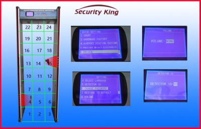 Cina Schermo LCD di multi progettazione dimensionale della bobina del metal detector dell'arco del IP 67 DSP grande in vendita