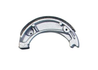 China No Blow Hole Motorcycle Brake Shoe , Xf 125 Yamaha Brake Shoes Stable Friction Material for sale