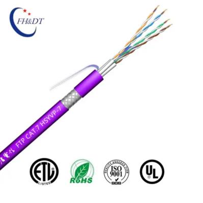China OEM ODM Cat7 Ethernet Cable PVC LSZH FTP Cat 7 For Telecommunication for sale