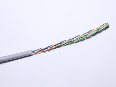Chine 4P câble Ethernet Cat5E U UTP 24AWG du twisted pair Cat5e pour la télécommunication à vendre