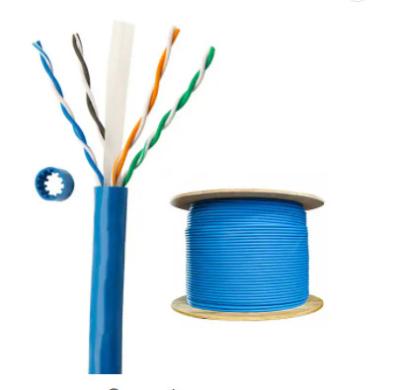 China IEC 11801 PE Sheath Cat6 Ethernet Cable 4 Pair 24AWG For Telecommunication for sale