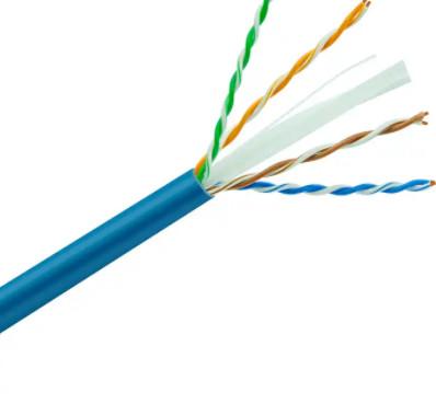 China Interferencia baja Lan Cable del cable de Ethernet del HDPE Cat6 del aislamiento Cat6 F UTP en venta