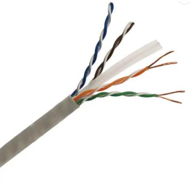 Cina Conversazione bassa Lan Cable del cavo di Ethernet del rivestimento Cat6 del PVC LSZH Cat6 FUTP Corss in vendita