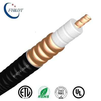Chine 7/8 veste flexible de PE de câble coaxial de liaison de ″ ODM d'OEM de câble coaxial de 50 ohms à vendre