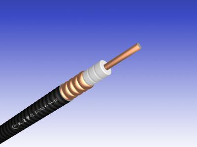 China 50Ohm Copper Super Flexible Coaxial Cable 1/2'' SF HCAHY-50-9 for sale