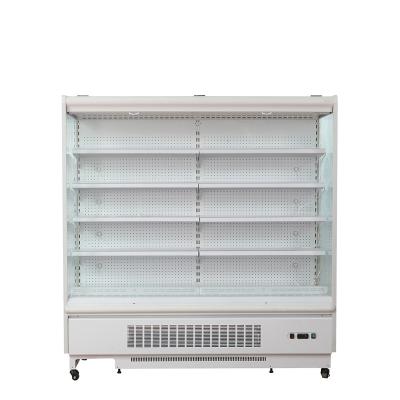 China Convenience Store Open Front Multi Deck Chiller With Glass Door for sale