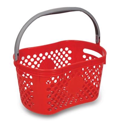 China 30L 0.38M Vegetable Single Handheld Shopping Baskets For Supermarket Grocery for sale