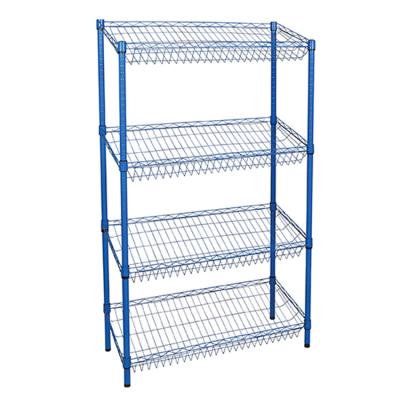China 250KG 900MM Storage Wire Shelves 12 X 24 Wire Shelving Unit Kitchen Storage OEM for sale