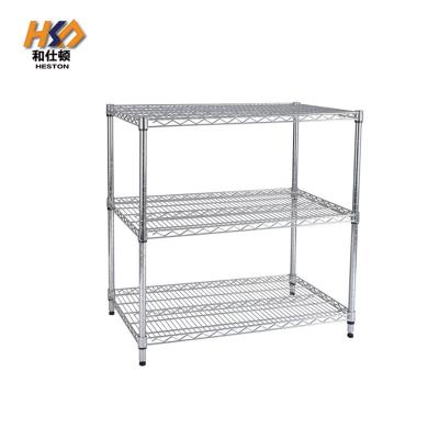 China Restaurant 12 X 24 5 Tier Adjustable Wire Metal Shelving Storage Rack ISO9001 for sale