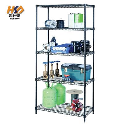 China 0.9M 500KGS Storage Wire Shelves Heavy Duty Metal Shelving Unit 24 Wide Odm for sale