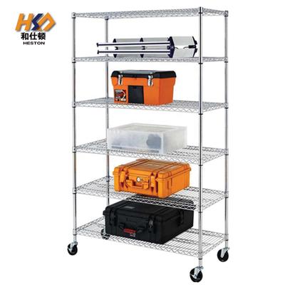 China Restaurant 160CM Storage Wire Shelves 150kg 18 Inch Wide Wire Shelving OEM for sale