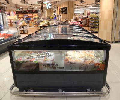 China Minus 18 Commercial  Island Chest Freezer Island Display 1870MM 875MM for sale