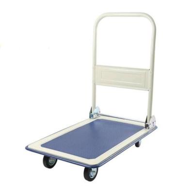 China 85CM 90CM 250KGS Logistic Trolley Stainless Steel Platform Cart Warehouse ISO9001 for sale