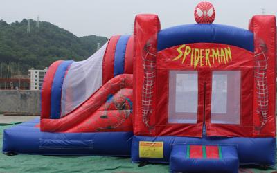 China 2016 hot sell  inflatable Spiderman jumping castle for commercial use with 24months warranty for sale