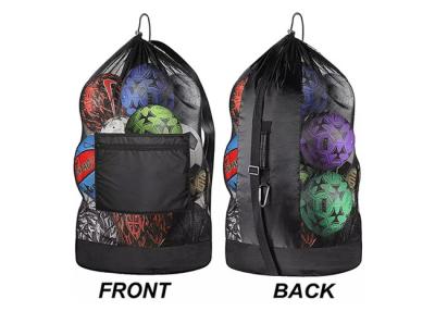 China Polyester Mesh Drawstring Backpack for sale