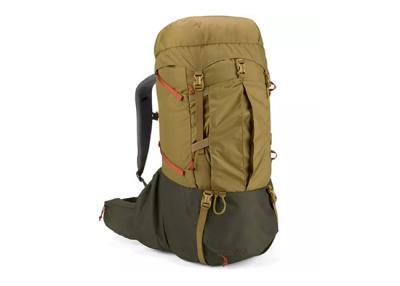 China Lightweight Nylon Waterproof Trekking Backpack , Rainproof Hiking Camping Backpack for sale