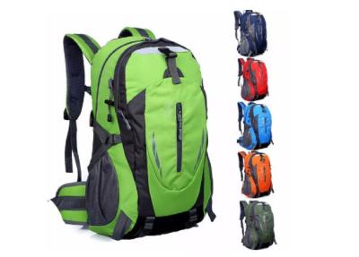 China Multicolor Unisex Waterproof Hiking Backpack Polyester Material for sale