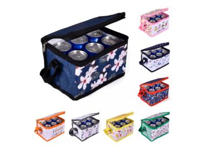 China Waterproof Cooler Insulated Lunch Bag Multipurpose For 6 Pack Beer for sale