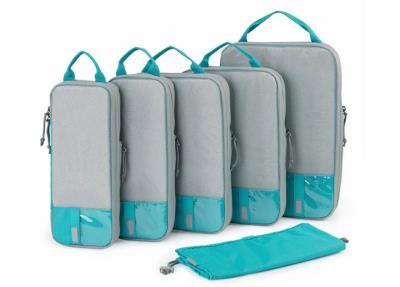 中国 良質の折り畳み式の荷物旅行6セットの圧縮のパッキングはオルガナイザー袋セット旅行袋を立方体にする 販売のため