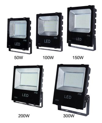 China Outdoor factory IP65 water proof led floodlight reflector led flood light 50W 100W 150W 200W 300W for sale