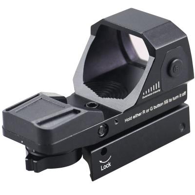 China 4 Reticles Red Dot Reflex Sight 22X33mm 1x Magnification Red Dot for sale