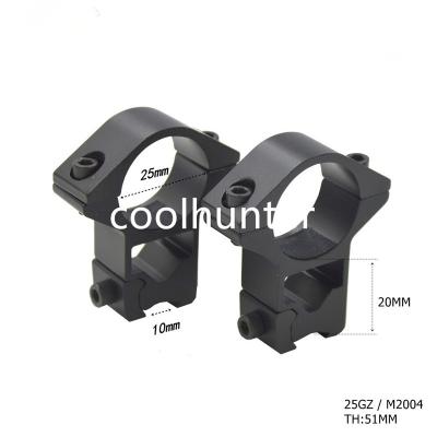 China 11MM Dovetail Scope Rings And Mounts For Scopes Dia 25.4MM 30MM for sale