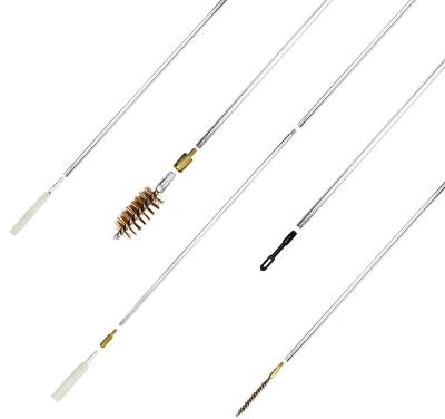 China Rifle Universal Leather Gun Cleaning Brush Kit 410 .22 Cal for sale