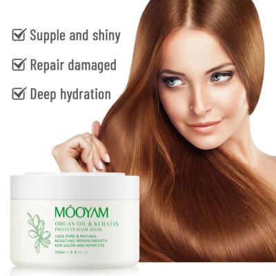 China Argan Oil Hair Lotion Mask OEM Private Label Hair Spa Collagen Hair Repair Keratin Pure Natural Organic Treatment Magic Hair Mask for sale