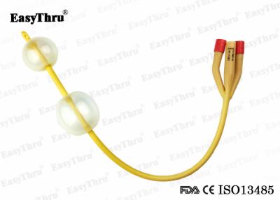 China Nontoxic Latex Foley Balloon Catheter Silicone Coated Multiscene for sale