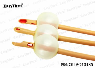 China 3 way Latex Urinary Catheter , Practical Silicone Coated Foley Catheter for sale
