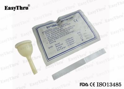 China Soft Durable Latex Male External Catheter , Practical Single Use Urinary Catheter for sale