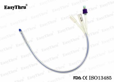 China Medical Smooth Silicone Catheter Foley Fr12 Fr14 Fr16 Three Way for sale