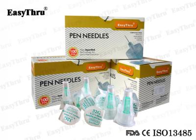 China Sterile Insulin Needle Tips , Non Pyrogenic Pin Needles For Diabetics for sale
