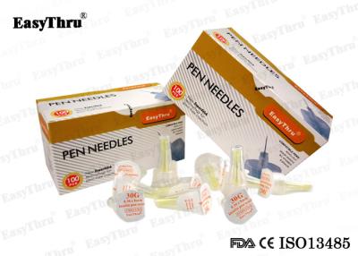 中国 黄色い使い捨ての無痛インスリンペン 30Gx8MM インジェクターペン針 販売のため