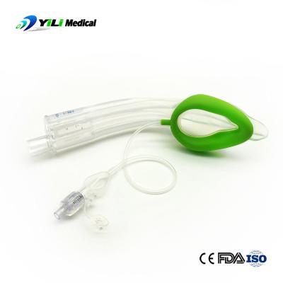 China Máscara laríngea esterilizada Dispositivo de vía aérea de material de silicona de luz única en venta