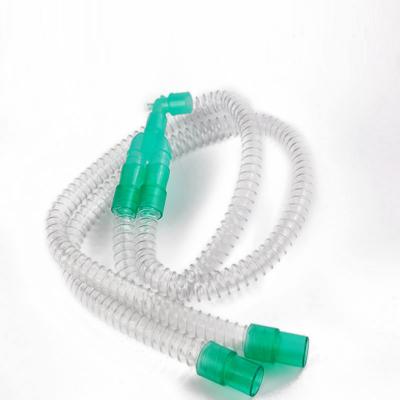 China Tubo de circuito respiratorio suave no tóxico, tubo cirúrgico corrugado Anestesia en venta