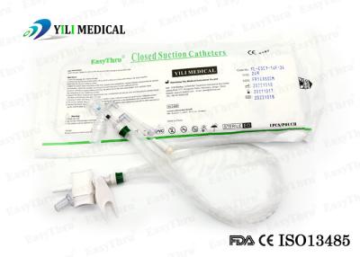 China Nontoxic PVC Closed Suction Tube , Multipurpose Inline Trach Suction for sale